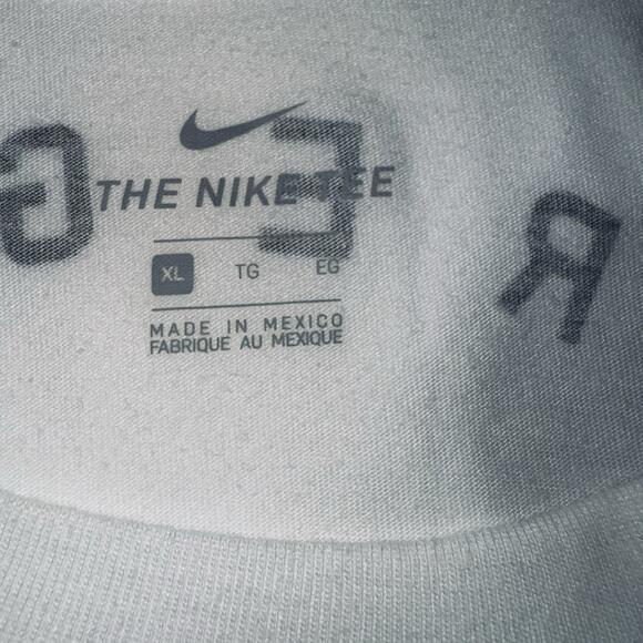 Nike Tee Mighty University Oregon Ducks Women XL White Double Side Puddles Shirt - Picture 4 of 6